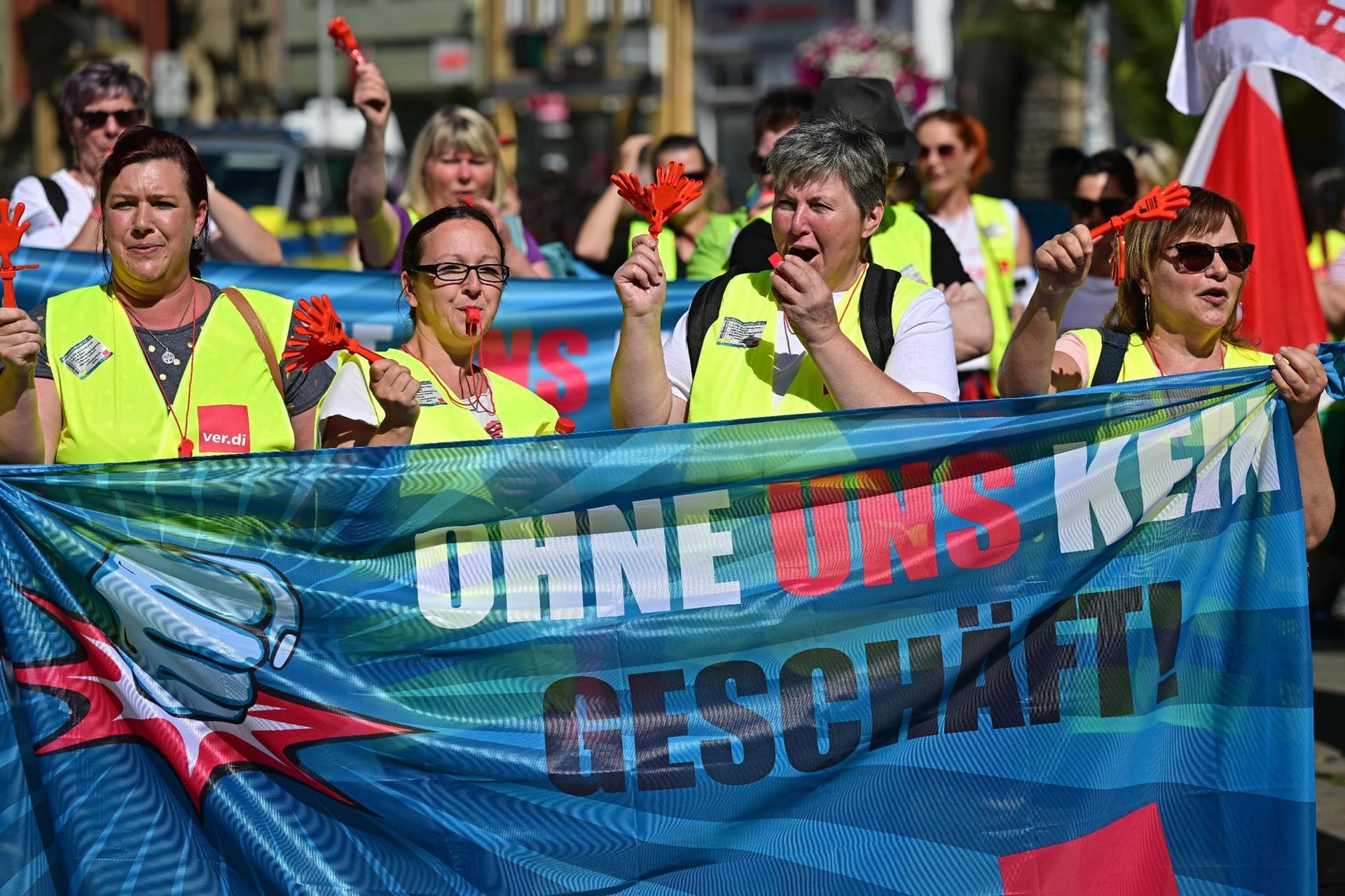 Streik im Einzelhandel
