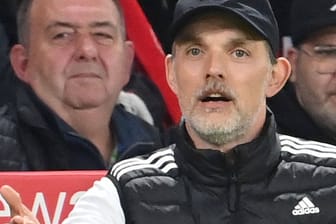 Bayern-Trainer Tuchel: Turbulente erste Monate. Bayern-Trainer Tuchel: Turbulente erste Monate.