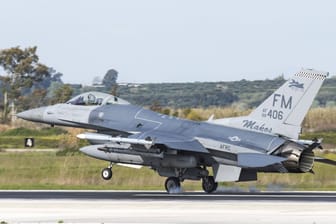 F-16 Kampfjet der US-Luftwaffe (Symbolbild).