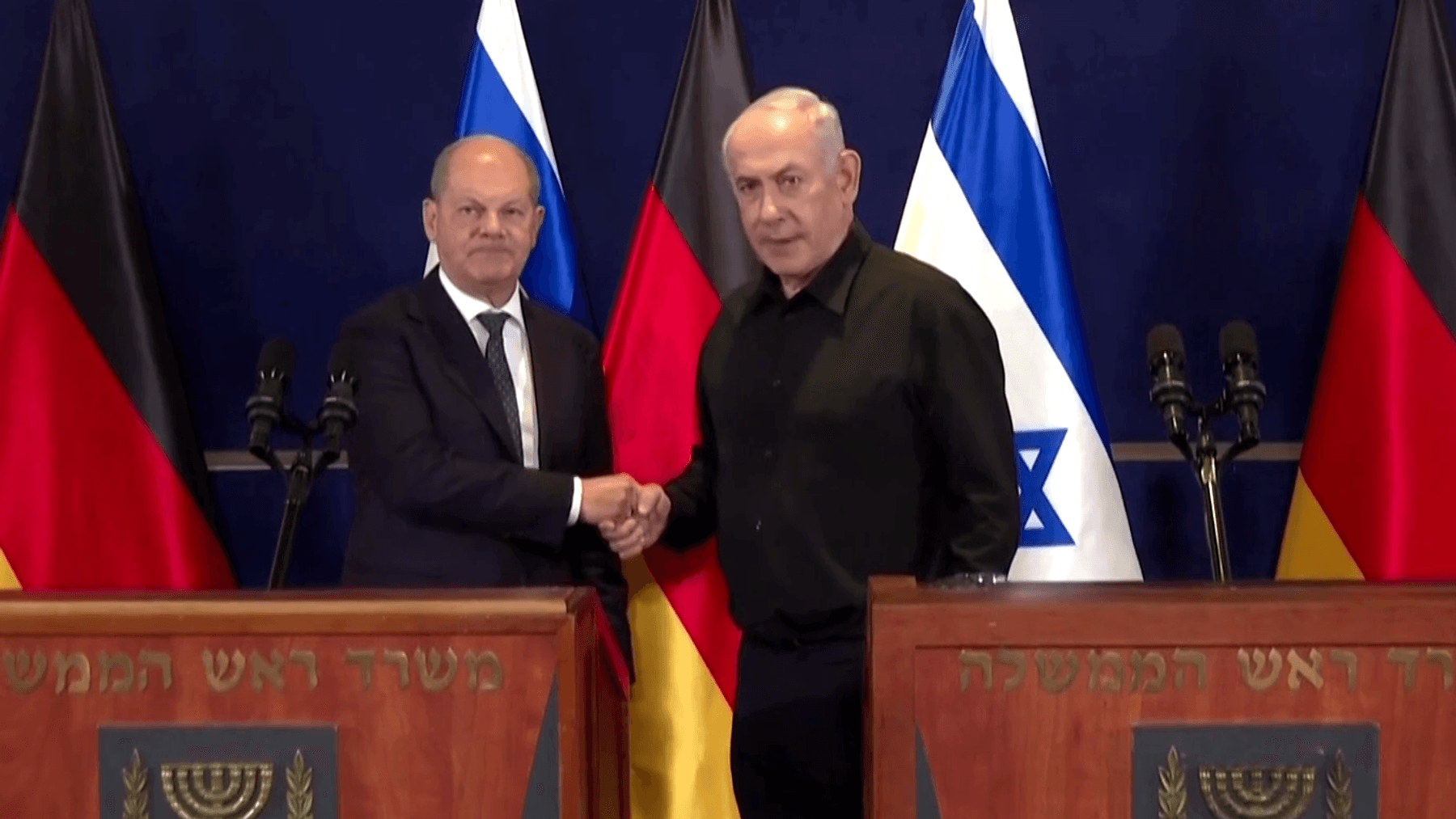 Israel: Bundeskanzler Olaf Scholz Trifft Benjamin Netanjahu | Video