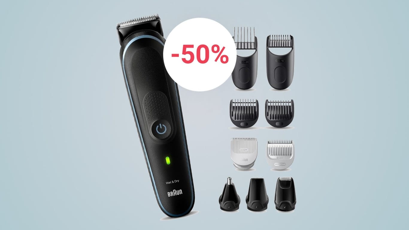 Amazon hat den Braun Series 5 Barttrimmer und Haarschneider für weniger als 40 Euro im Angebot.