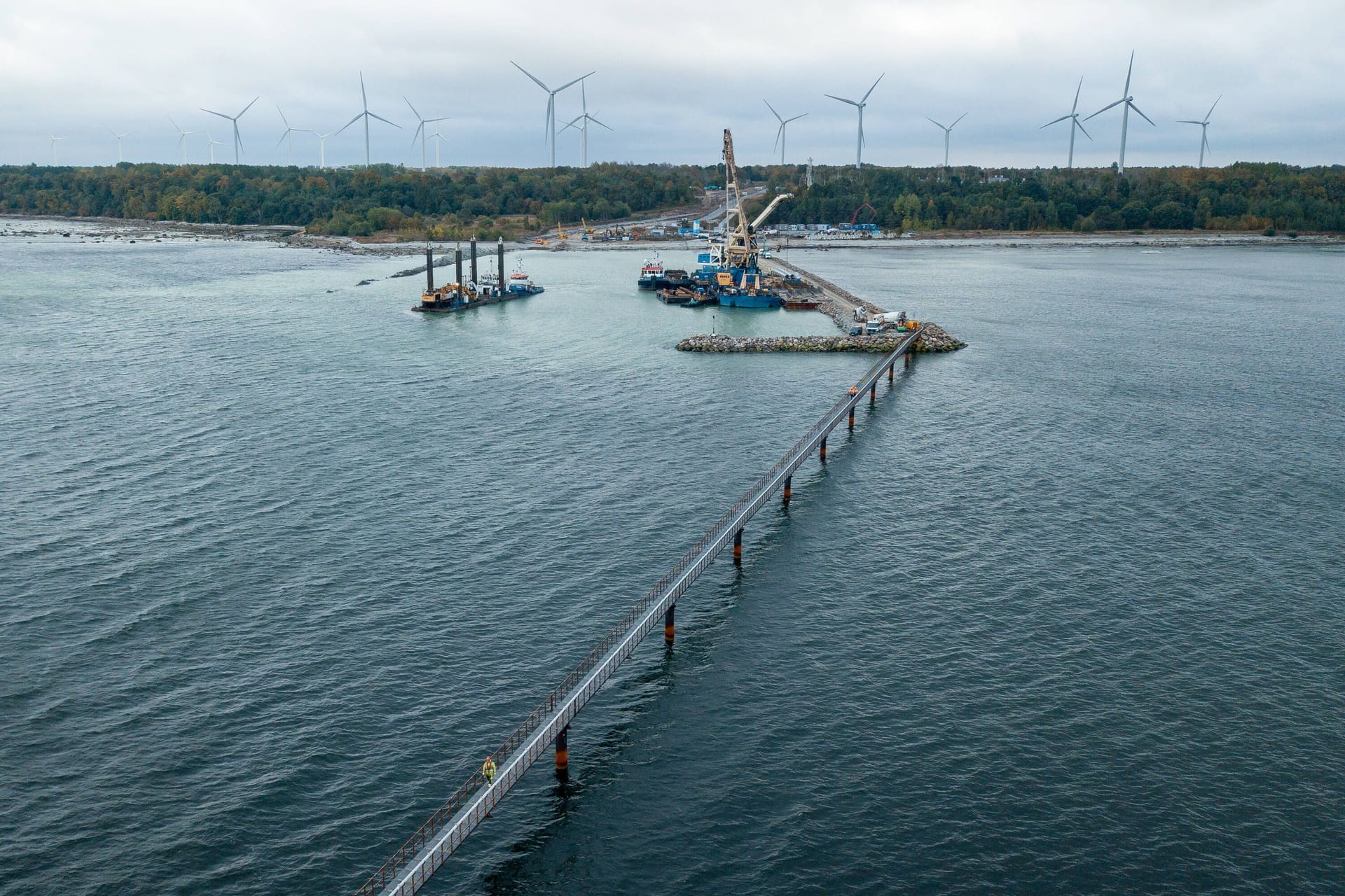 Paldiski in Estland (Archivbild): An der Gaspipeline gibt es wonöglich ein Leck.