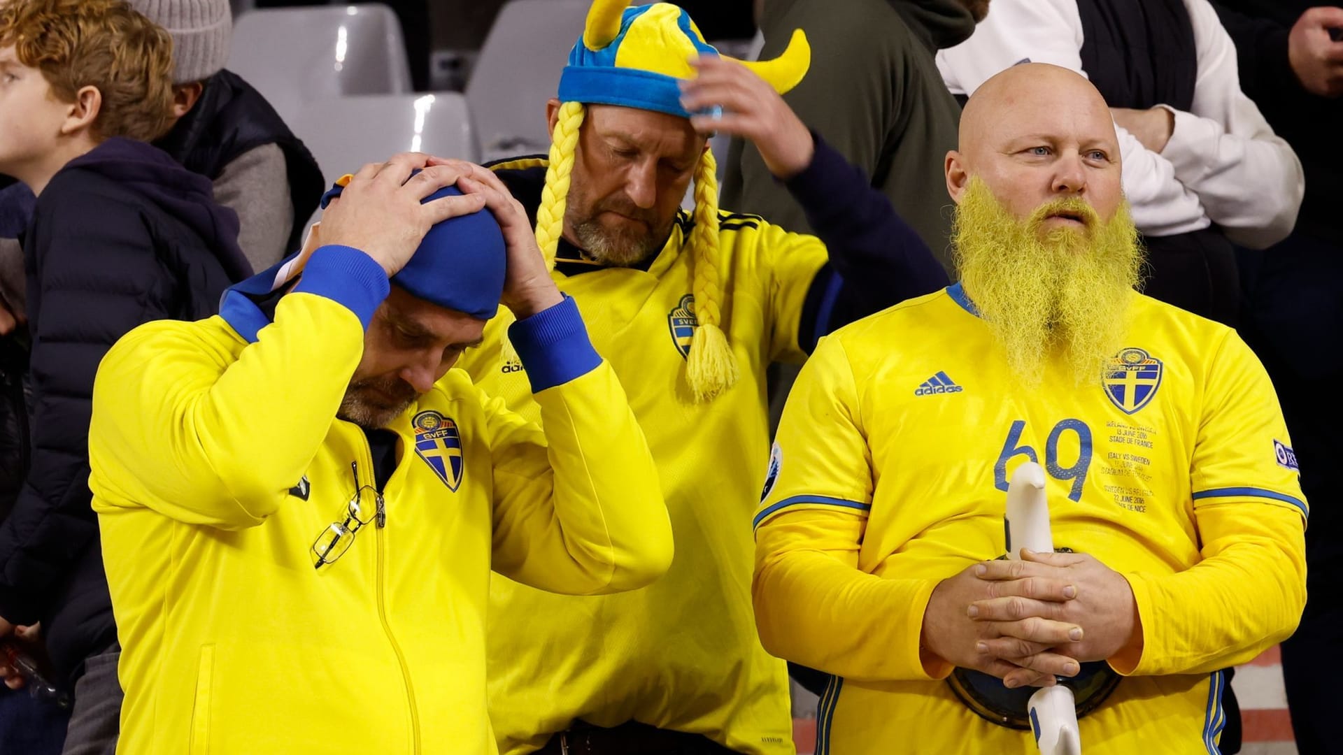 Schwedische Fans Schwedische Fans