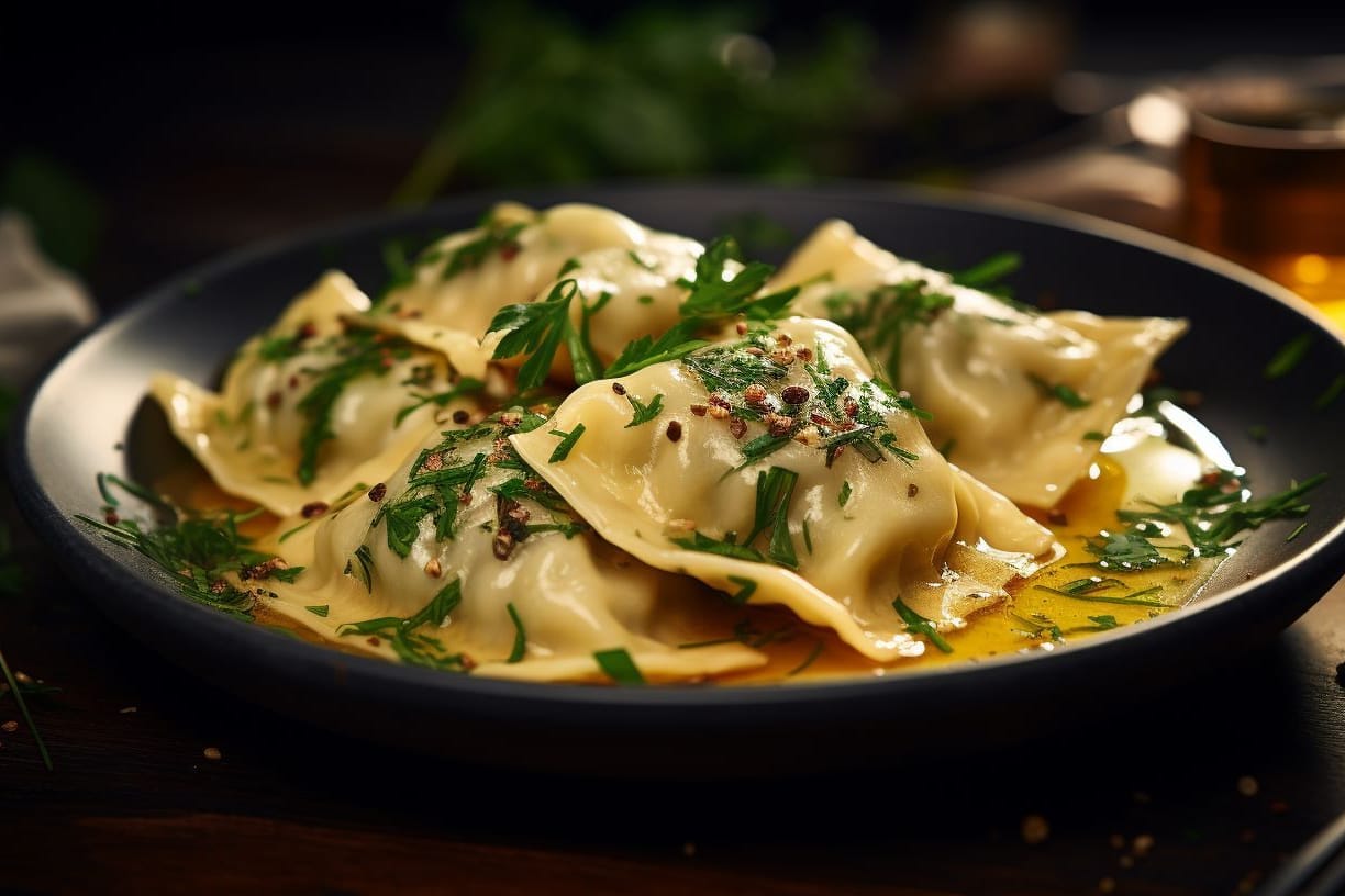 Selbstgemachte Maultaschen