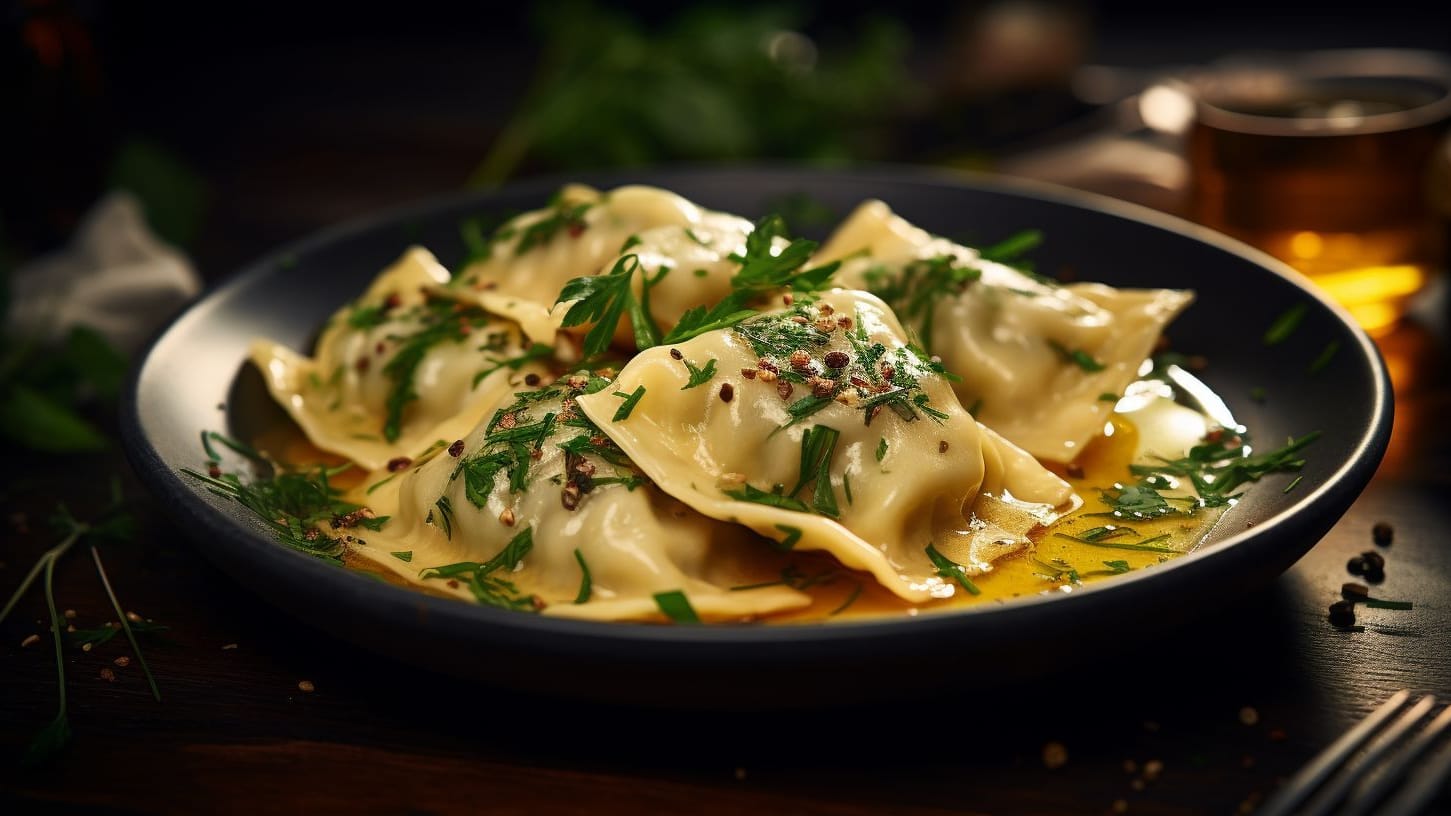 Selbstgemachte Maultaschen