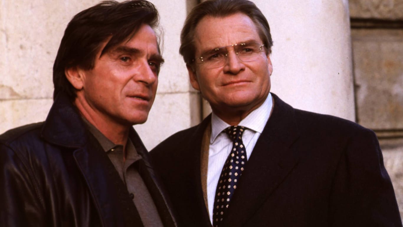 Elmar und Fritz Wepper 1996: In der ZDF-Serie "Zwei Brüder" waren sie als Brüder zu sehen.