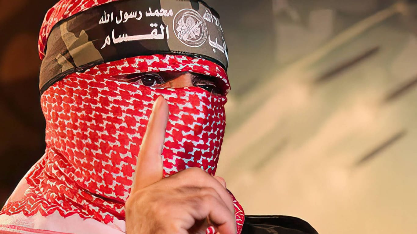Ein Mitglied der radikalislamischen Al-Qassam-Brigaden, des militärischen Arms der Terrororganisation Hamas.