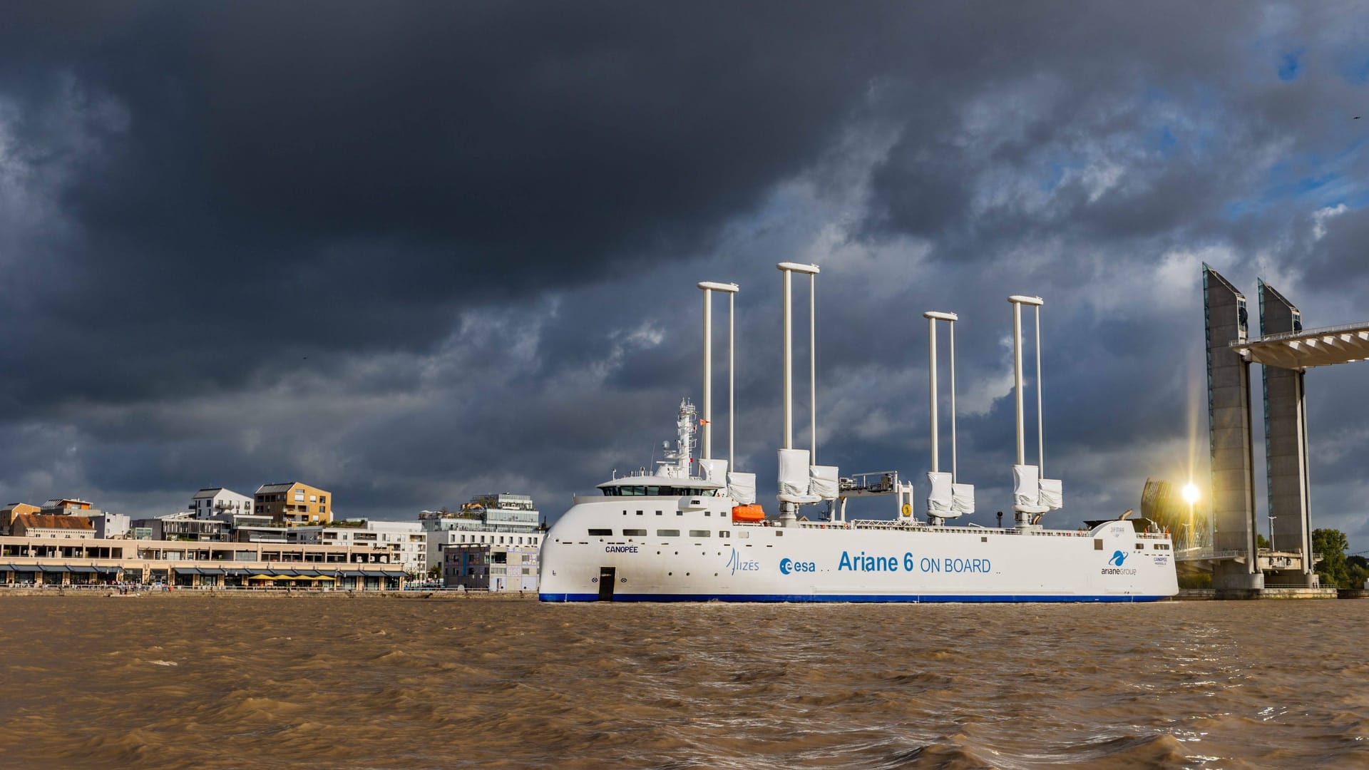 Die Canopée in Bordeaux (Archivbild): Das Schiff legt nun auch in Bremen an.