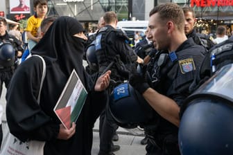 Pro-Palästina Kundgebung in Frankfurt