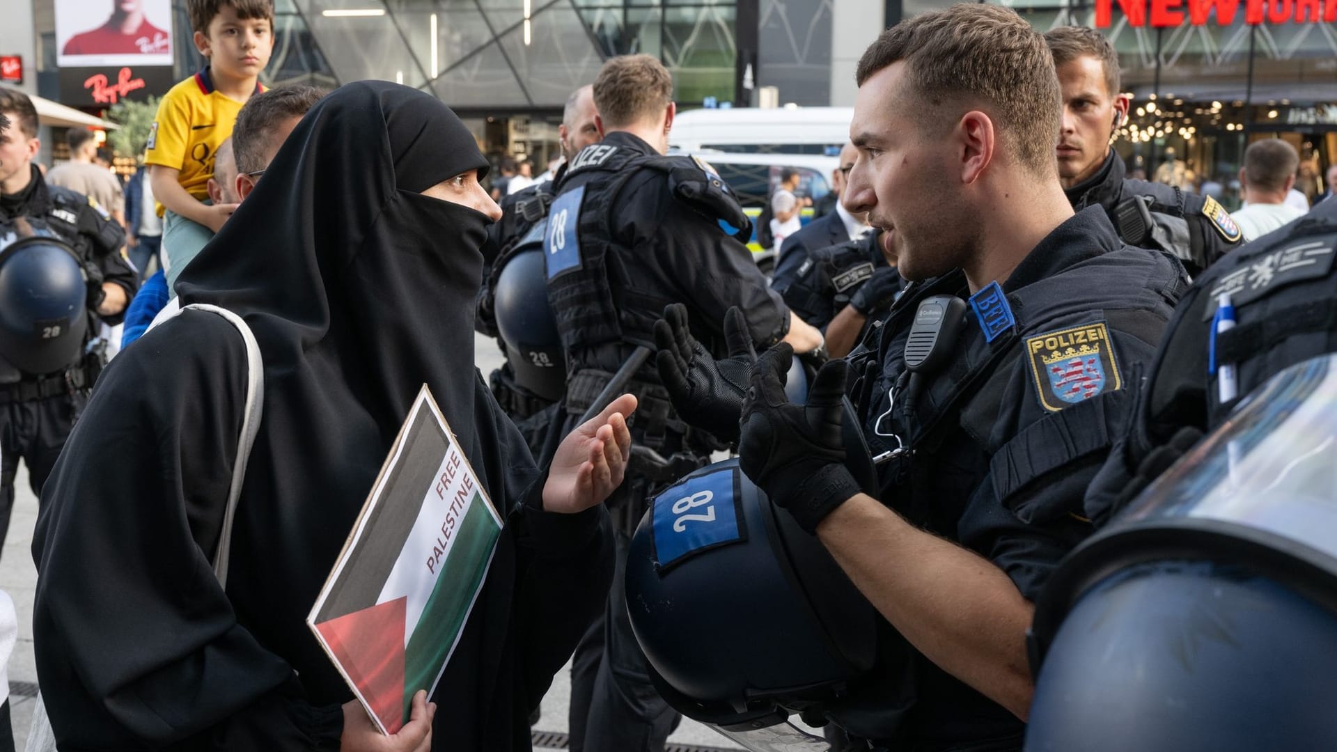 Pro-Palästina Kundgebung in Frankfurt