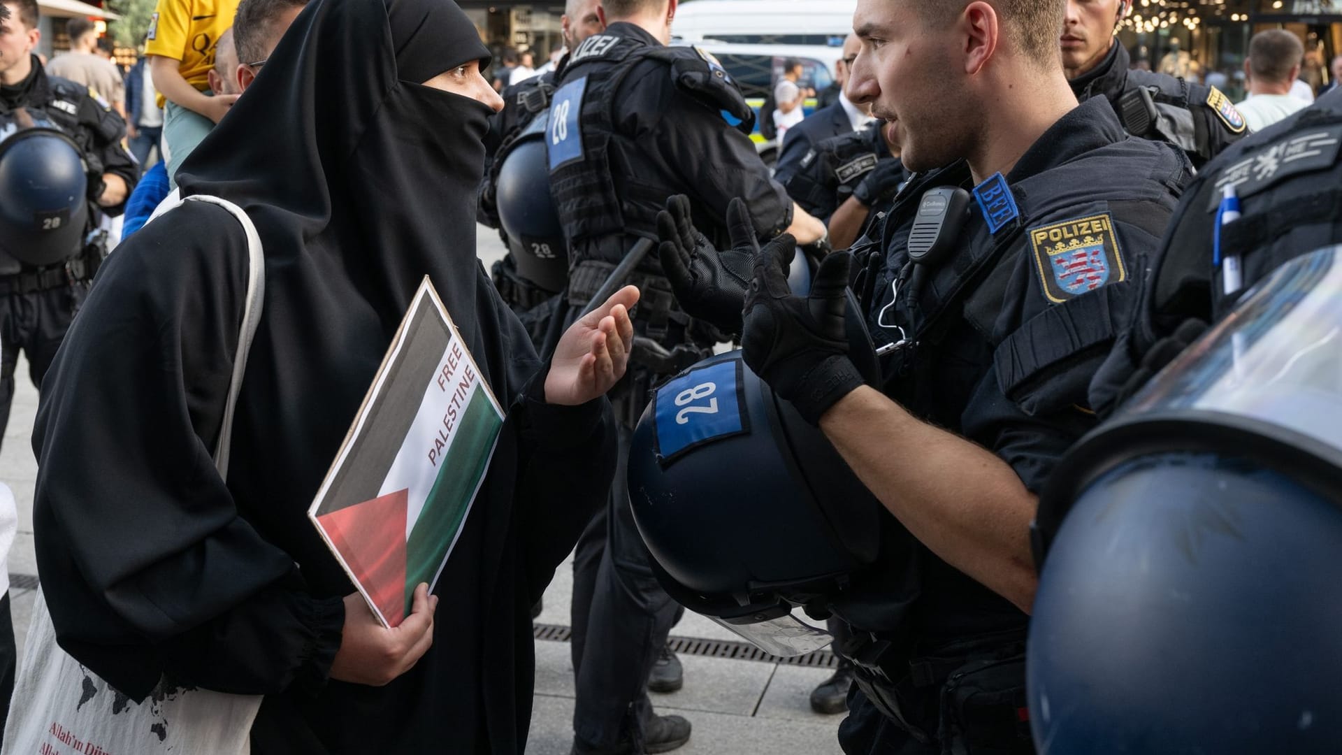 Pro-Palästina Kundgebung in Frankfurt