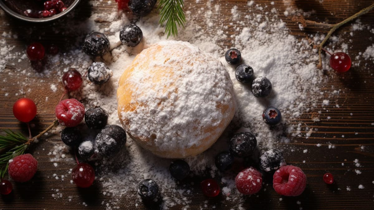 Einfaches Rezept für Germknödel mit frischen Früchten