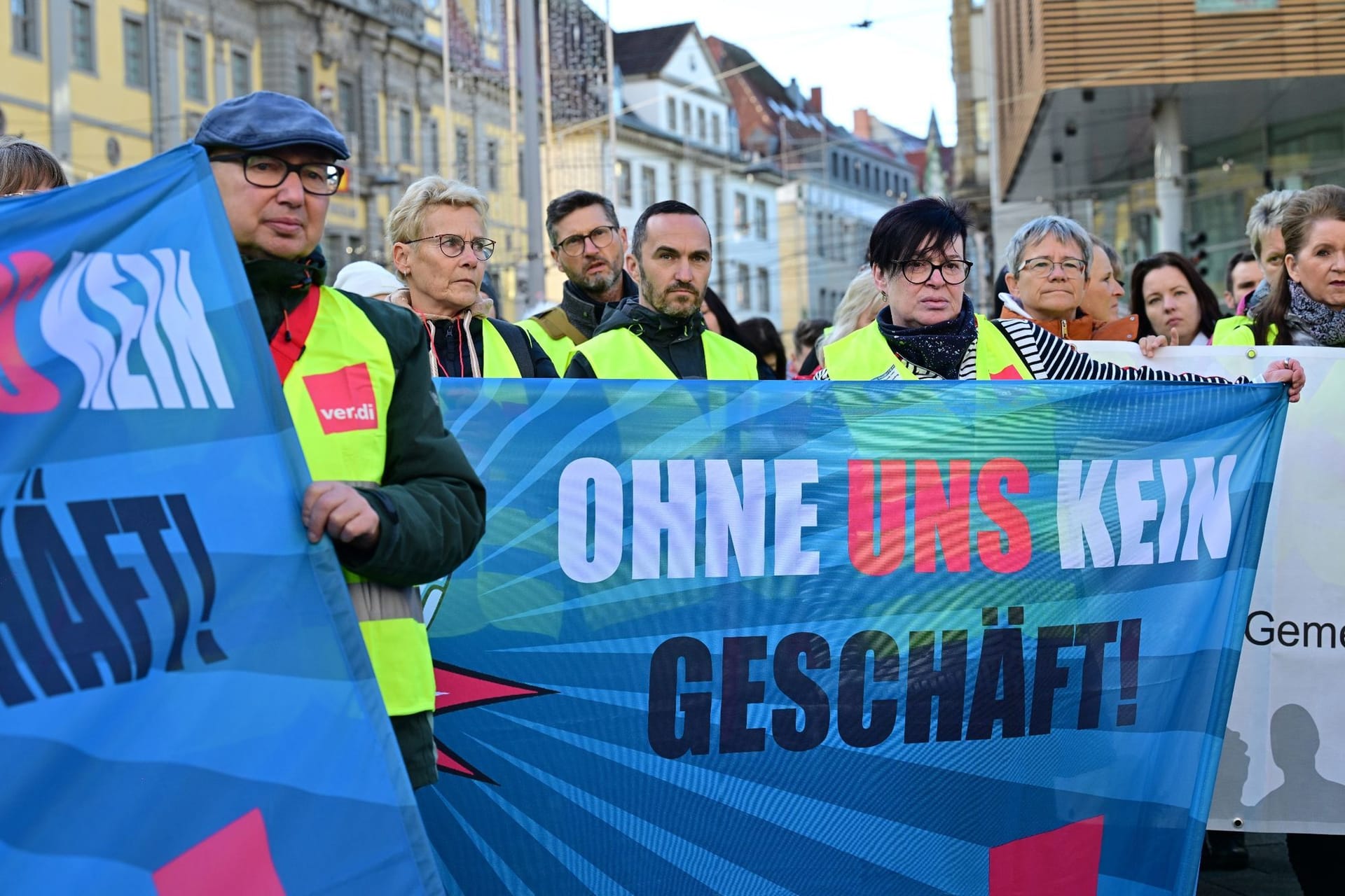 Warnstreik in Thüringen