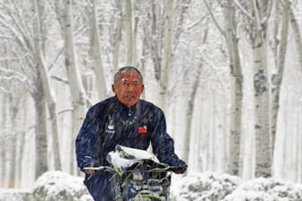 Wintereinbruch in Nordchina