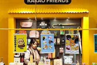 Im "The Korner Store" gibt es die populären Produkte der "Kakao Friends".