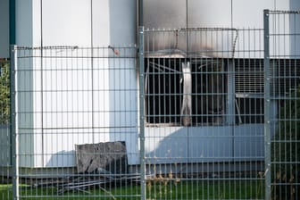 Geplante Flüchtlingsunterkunft in Bautzen nach Feuer (Archivbild): Die Polizei hatte eine Person wegen des Verdachts auf Brandstiftung festgenommen.