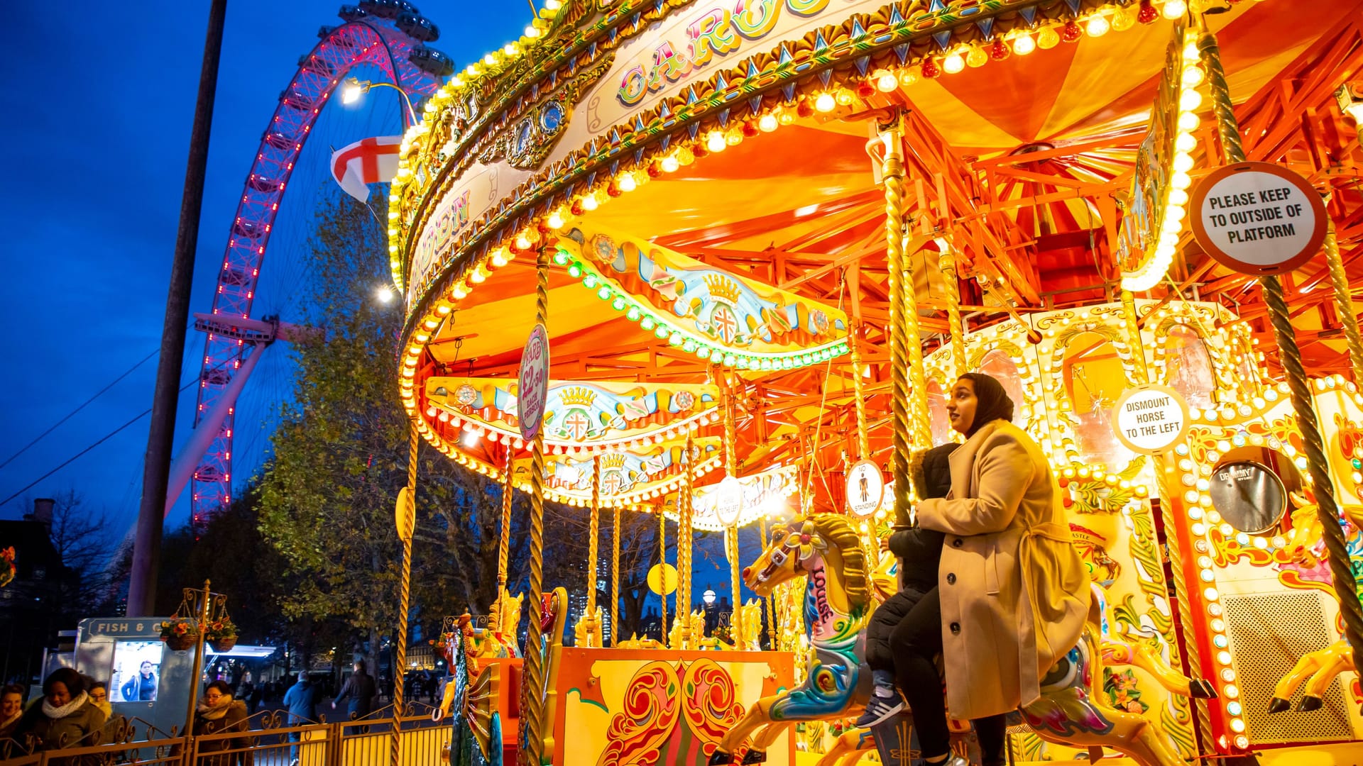 London, Weihnachtsmarkt an der Themse: Der Markt zählt zu den schönsten Londons – und Europas.