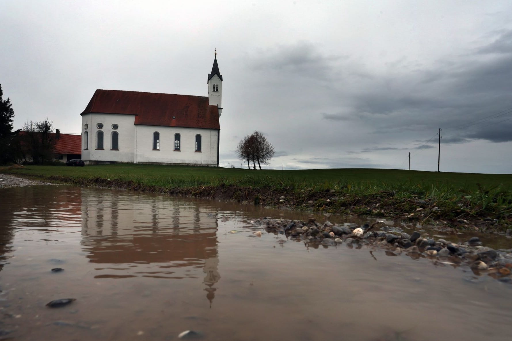 Regen und Wind im Süden