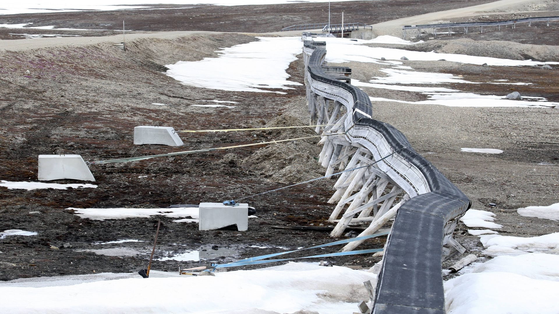 Permafrostboden in Norwegen (Archivfoto): Das Auftauen des Permafrostbodens lege nach und nach Giftstoffe frei, teilten die Forscher mit.