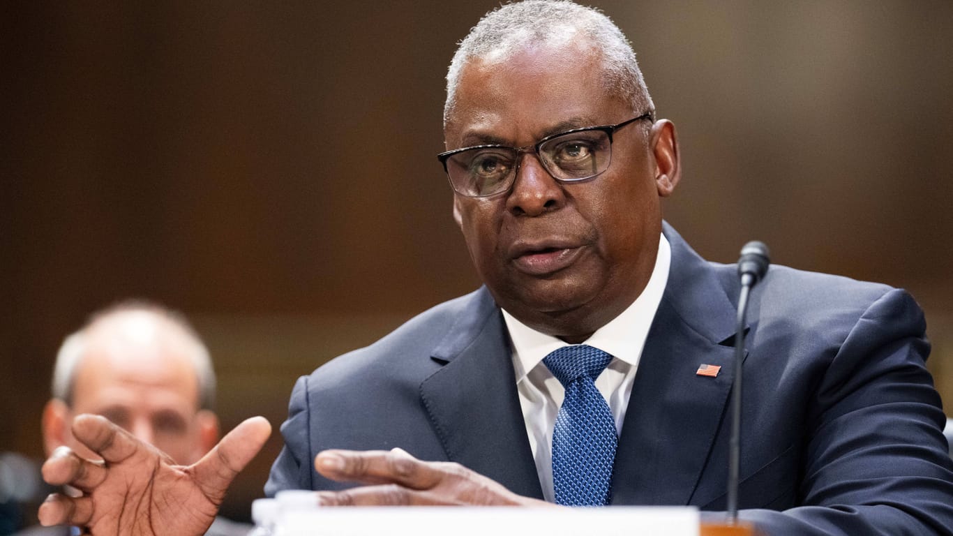 US-Verteidigungsminister Lloyd Austin während der Anhörung des Haushaltsausschusses.