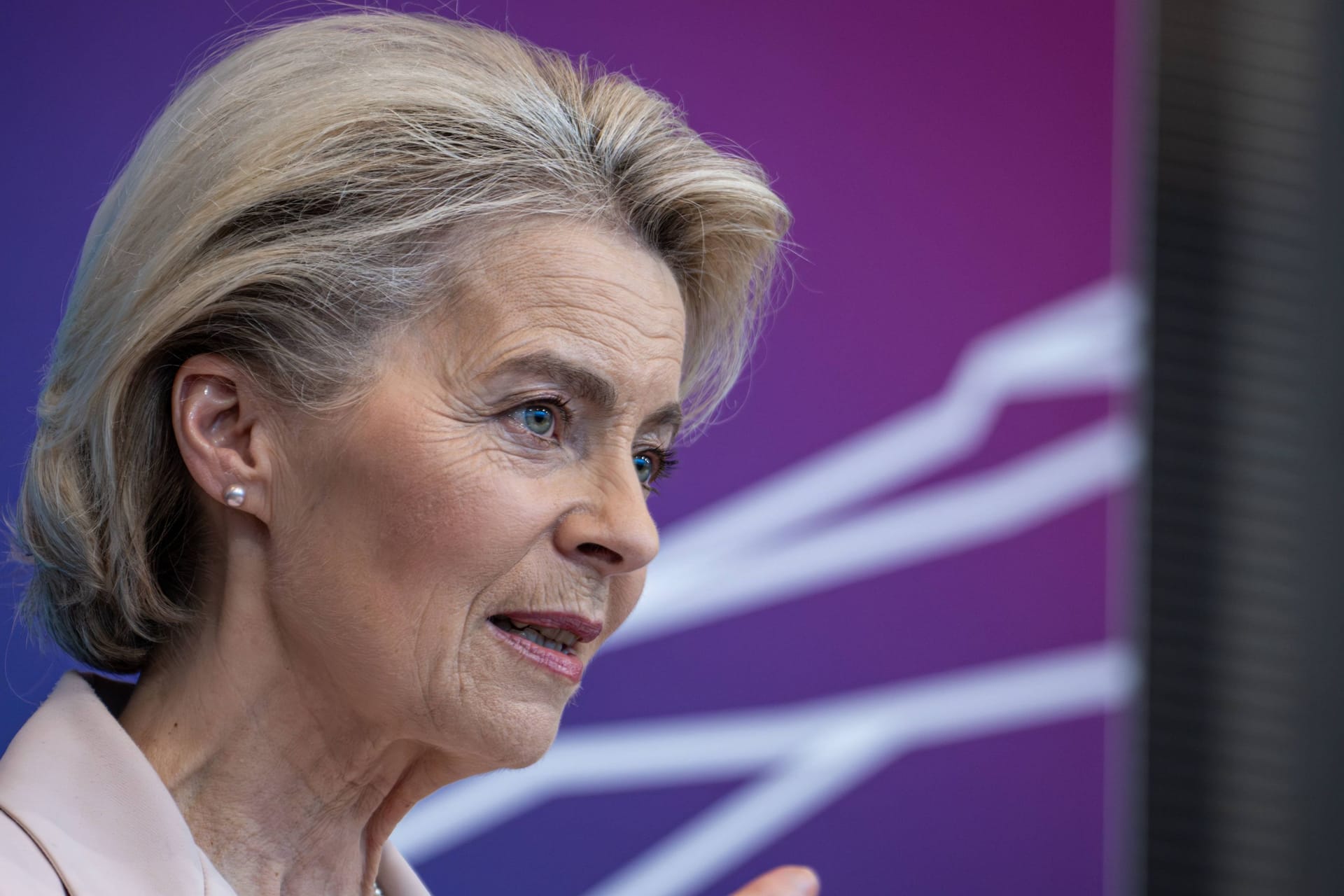 Ursula von der Leyen, Präsidentin der Europäischen Kommission: "Wir brauchen auch ein weltweites Bündnis mit einer gemeinsamen Struktur und gemeinsamen Zielen."