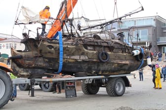 Segelschiff auf Norderney geborgen