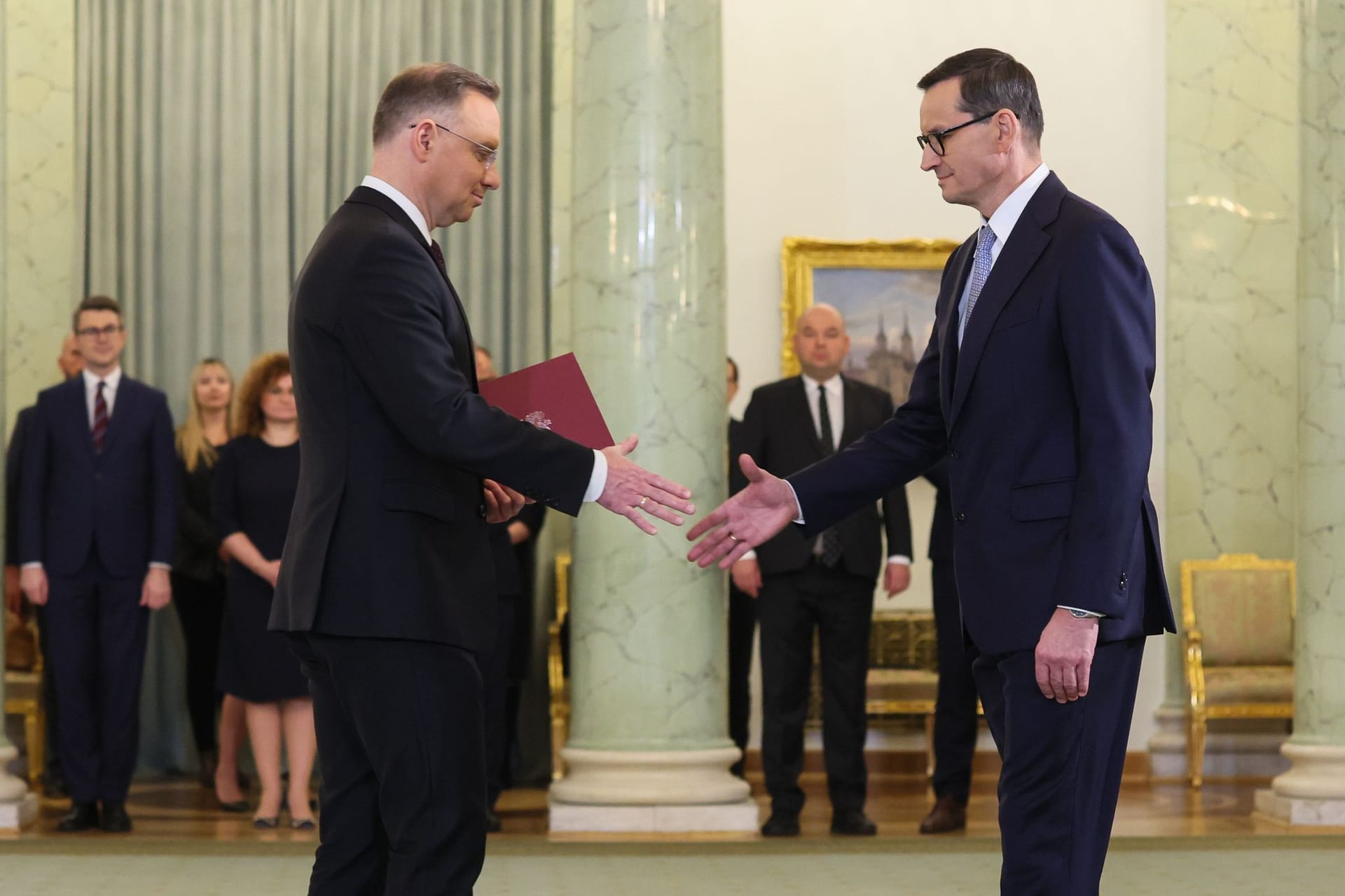 Duda und Morawiecki