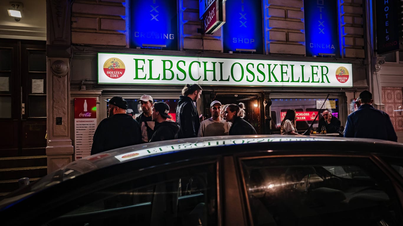 Der Elbschlosskeller auf St. Pauli: Dort gab es am Wochenende einen großen Polizeieinsatz.