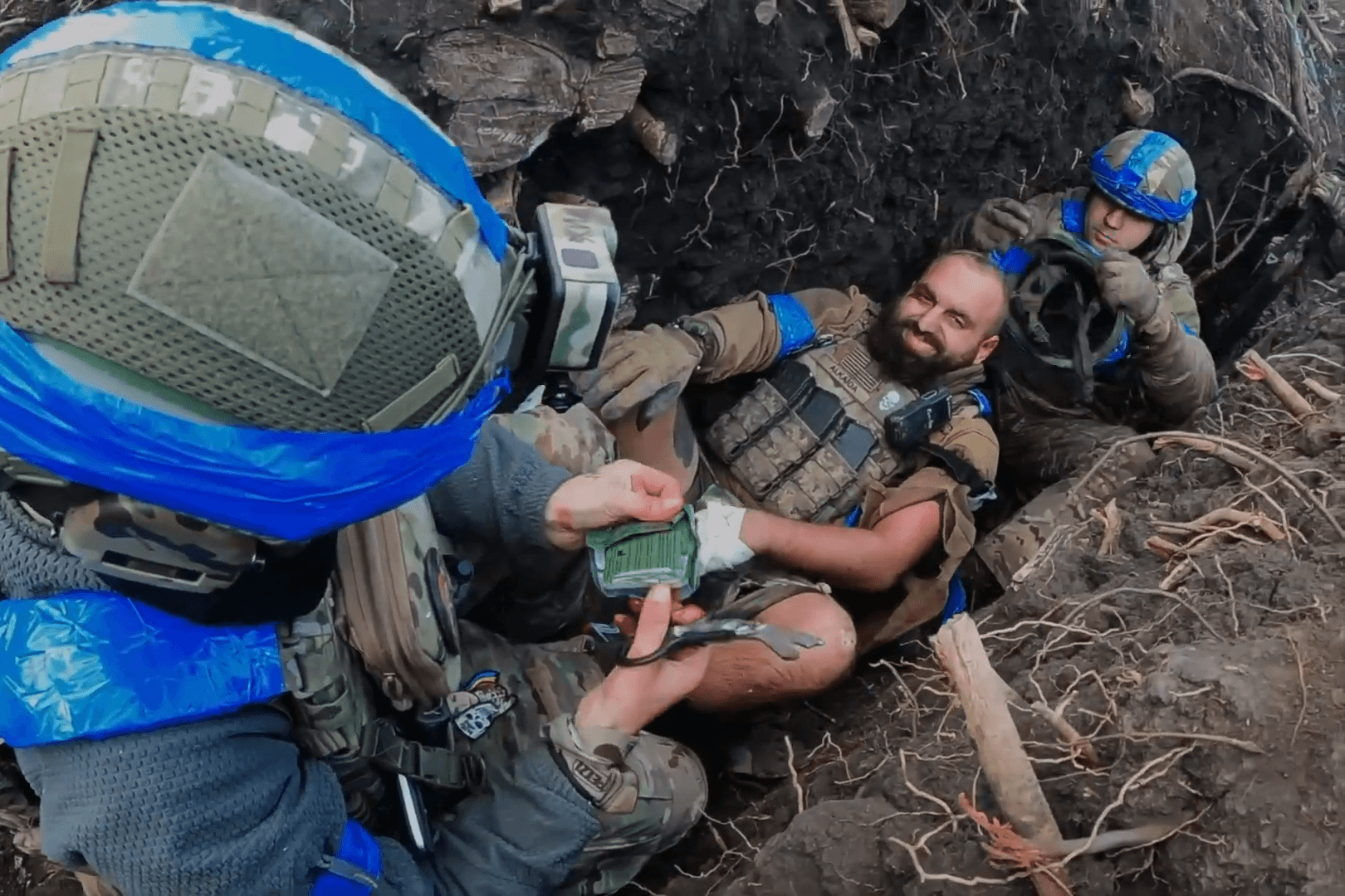 Ukrainische Soldaten: Sie wurden bitter überrascht.