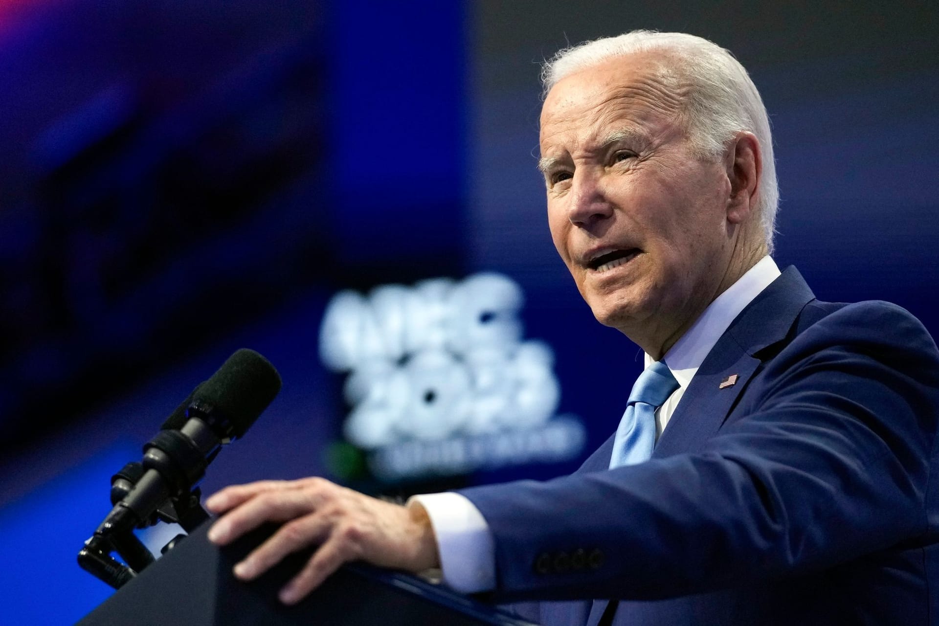 US-Präsident Joe Biden (Archivbild) fordert eine Ende der Gewalt israelischer Siedler im Westjordanland.