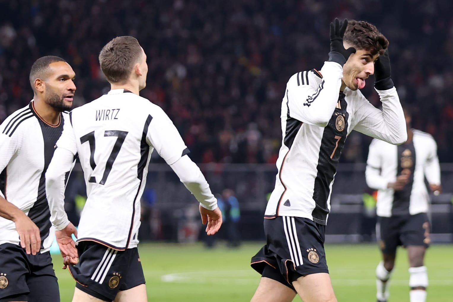Früher Jubel: Kai Havertz (r.) traf zum 1:0 für Deutschland.