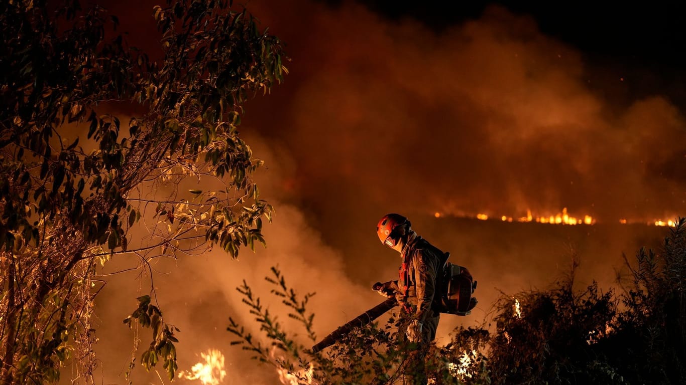 Brände in Feuchtgebieten in Brasilien