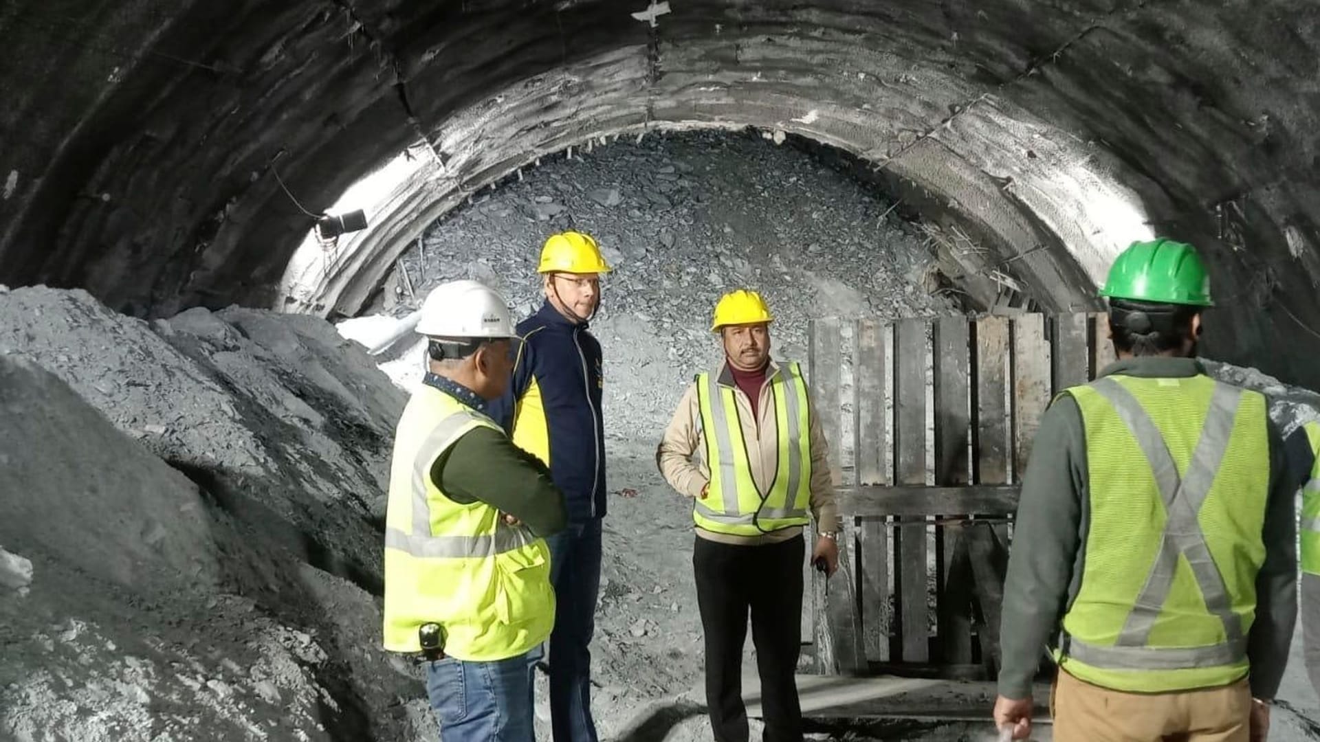 Tunnel-Einsturz in Indien