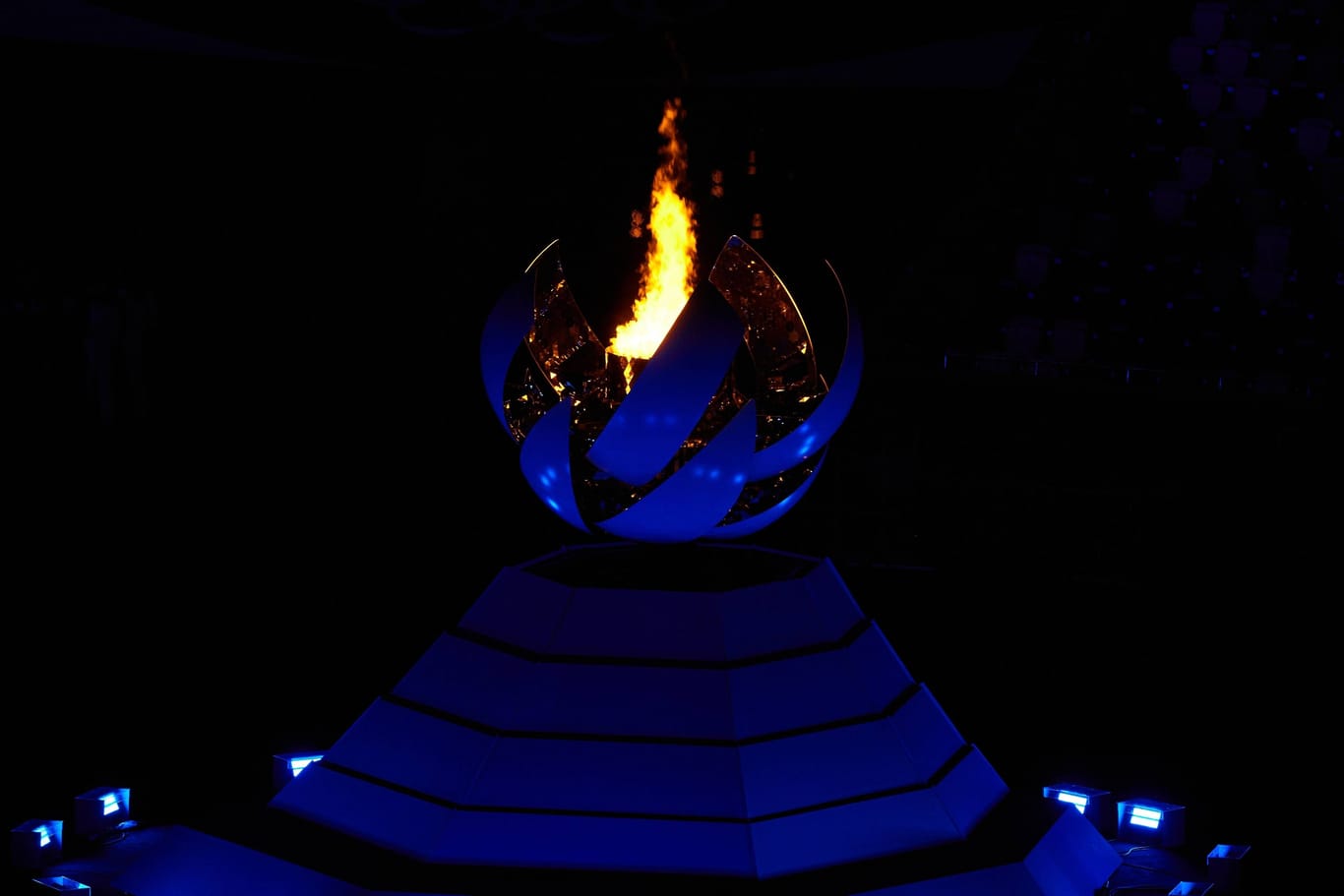 Das Olympische Feuer: Hier 2021 bei den Spielen in Tokio.