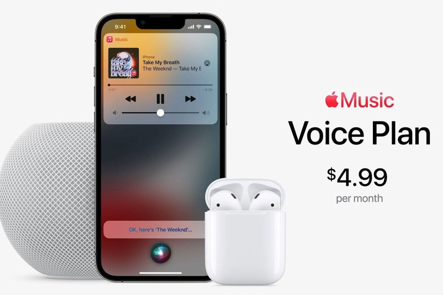 "Music Voice Plan": Der Dienst wurde 2021 von Apple eingeführt.