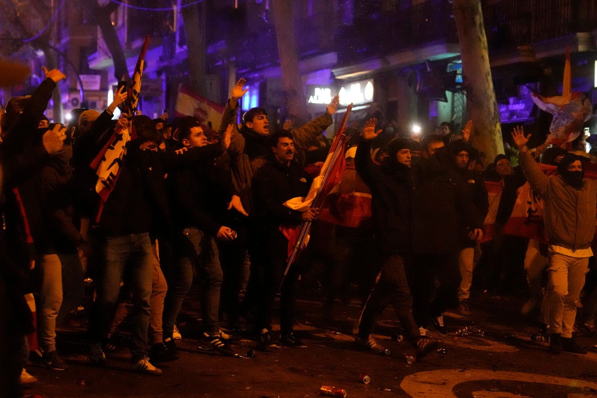 Demonstrationen in Spanien