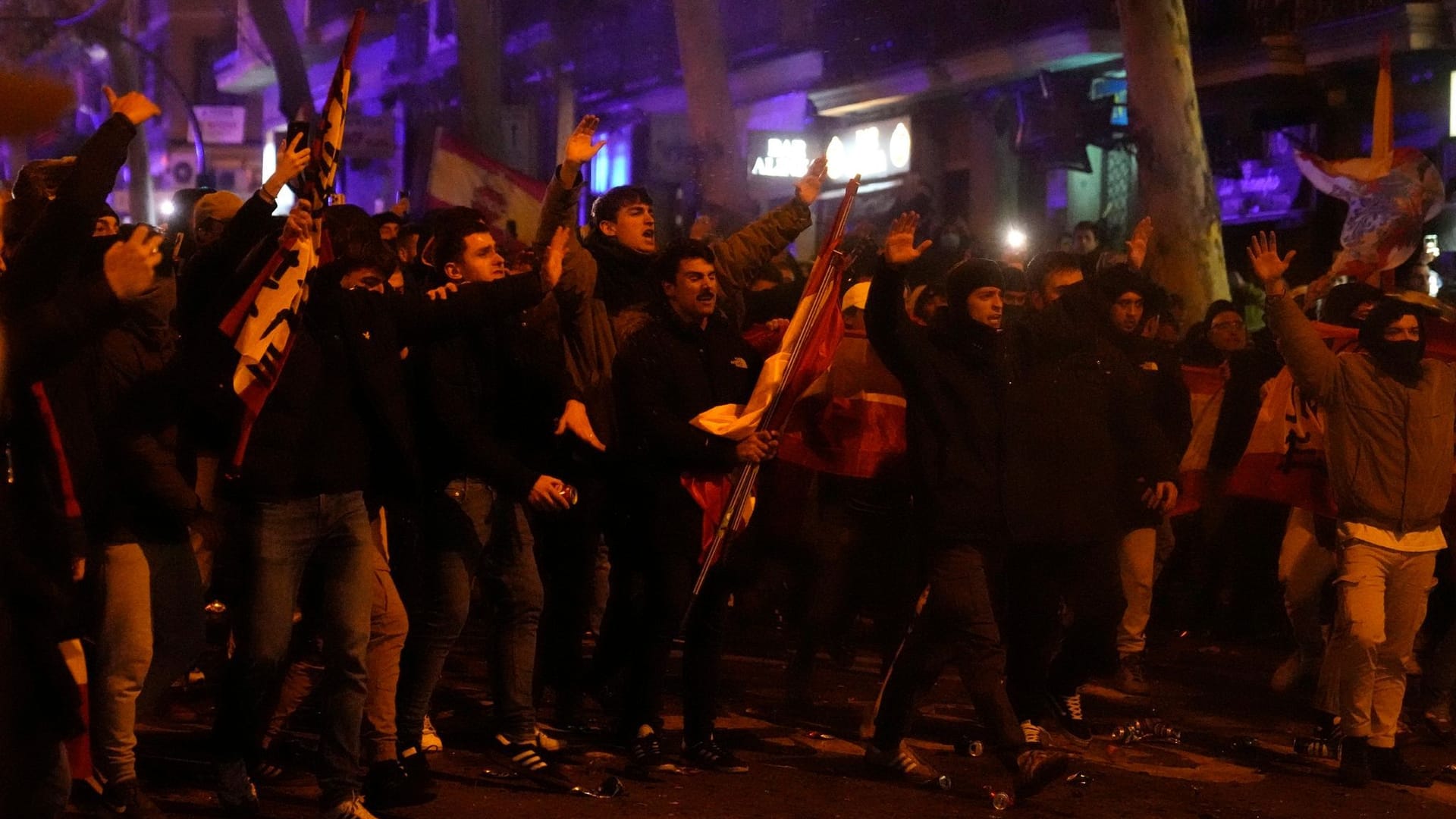 Demonstrationen in Spanien