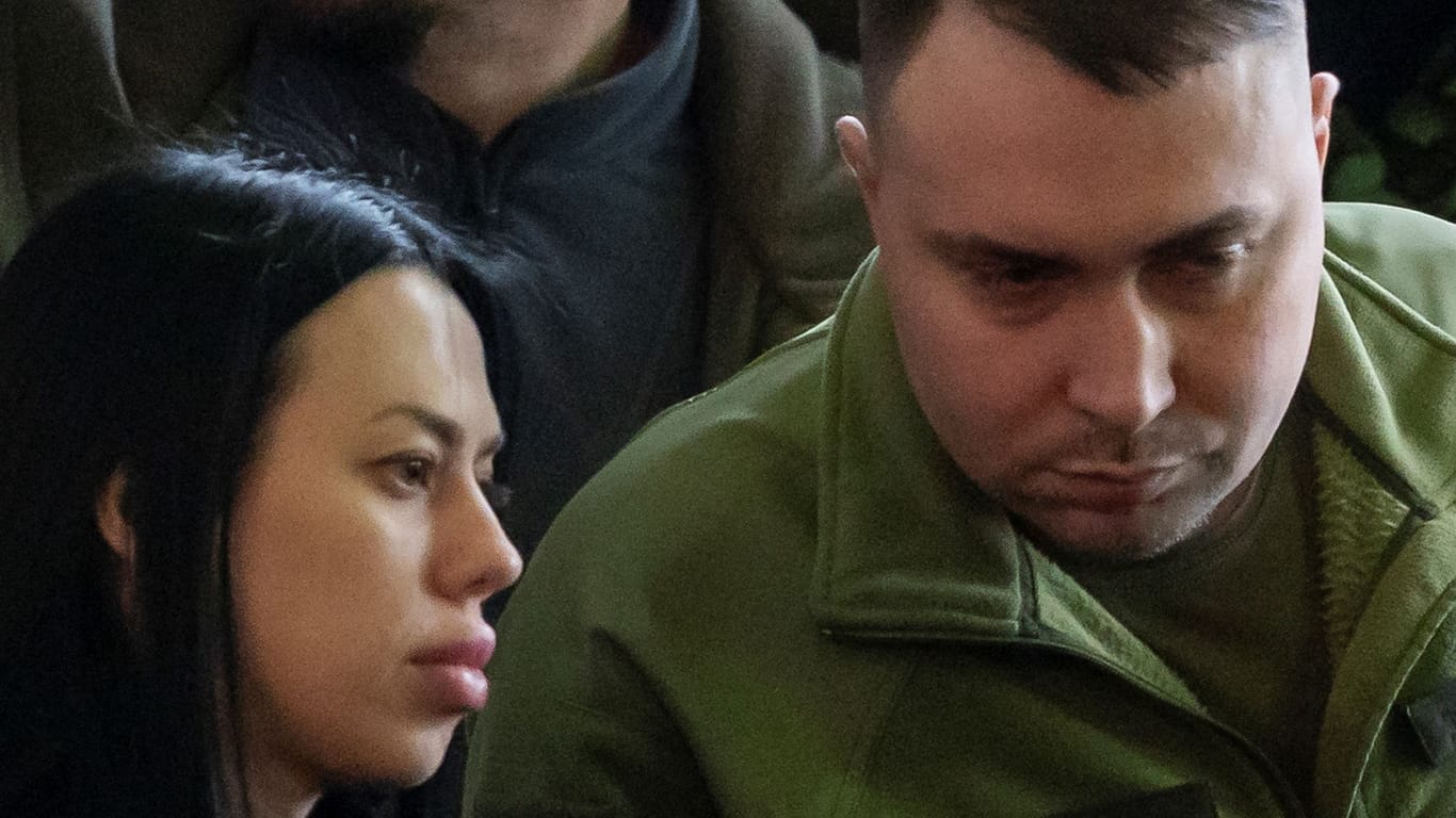 Geheimdienstchef Kyrylo Budanov und seine Frau Marianna: Nachdem sie vergiftetes Essen erhalten hatte, musste sie ins Krankenhaus.