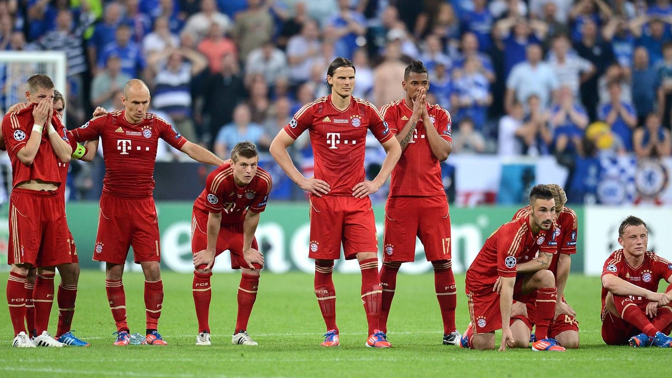 Bittere Niederlage: 2012 verloren die Bayern das Champions-League-Finale im eigenen Stadion.