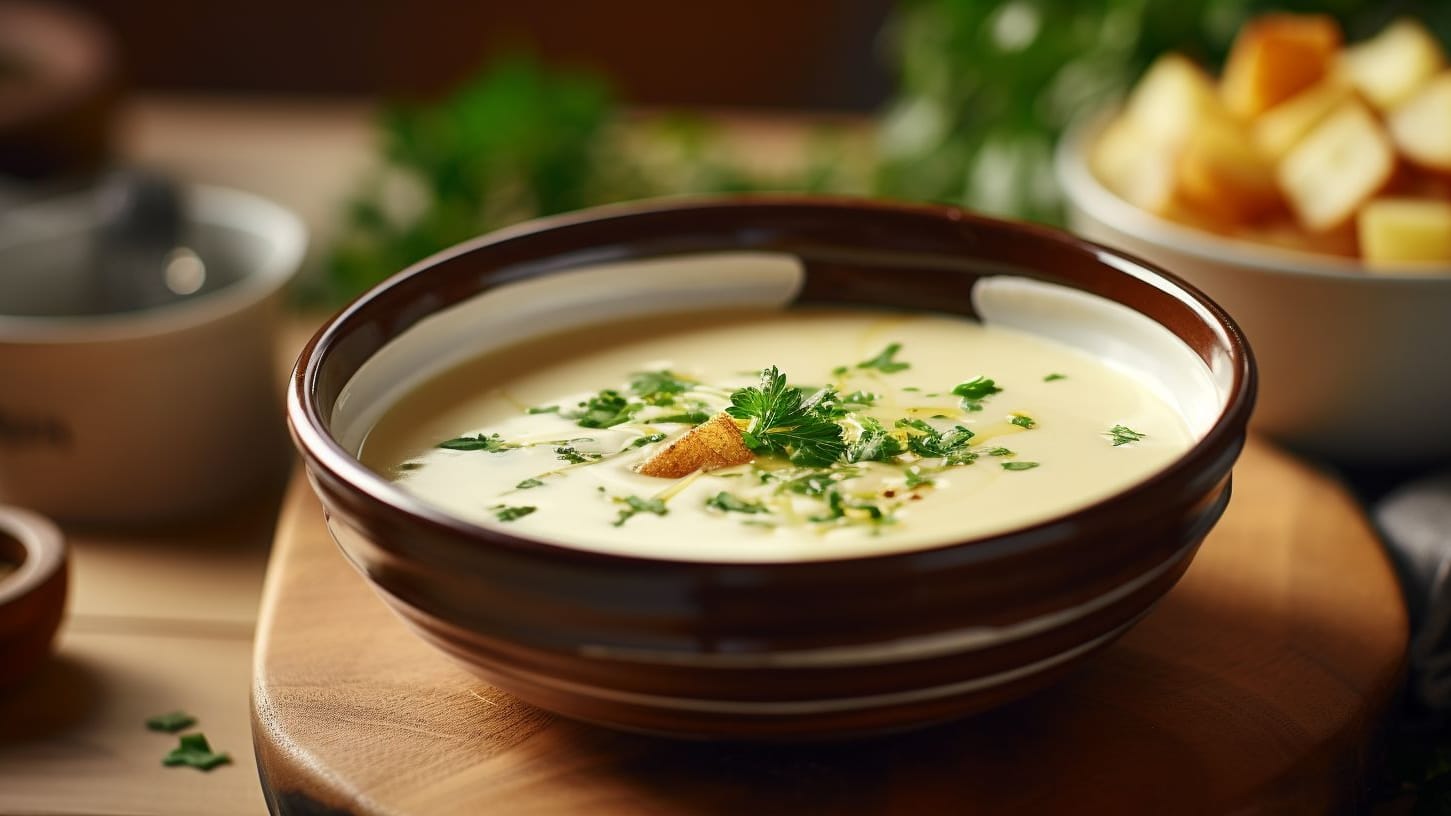 Kartoffelsuppe mit Majoran