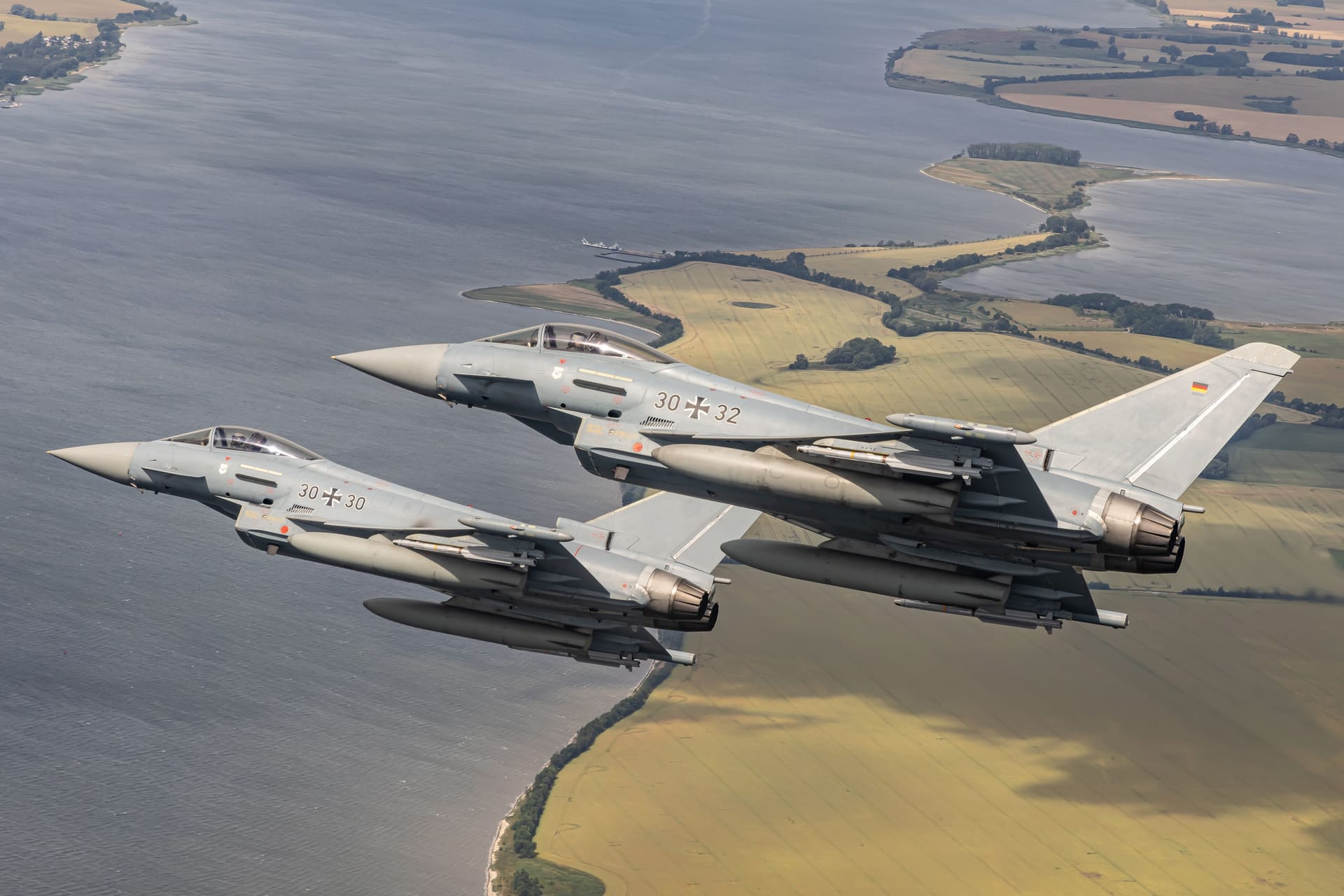 Eurofighter trainieren im Norden: Die Übung dauert bis Ende der Woche.