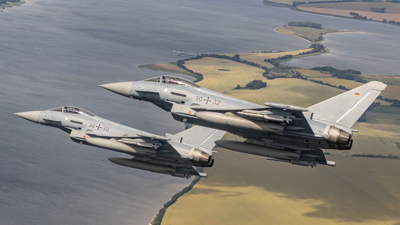 Eurofighter trainieren im Norden: Die Übung dauert bis Ende der Woche.