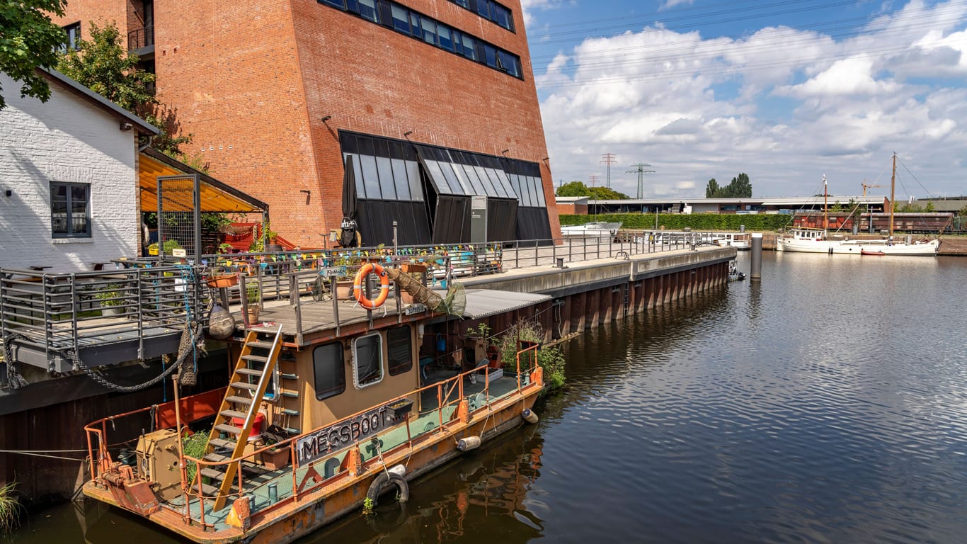 Binnenhafen-Harburg: Hier haben sich moderne Technologiefirmen angesiedelt.