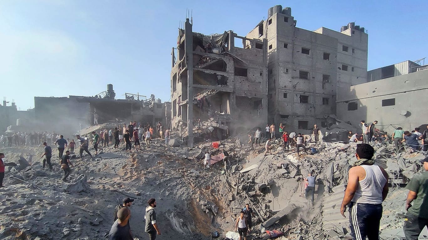 Zerstörung in Gaza-Stadt: Die Hamas weist jegliche Verantwortung von sich.