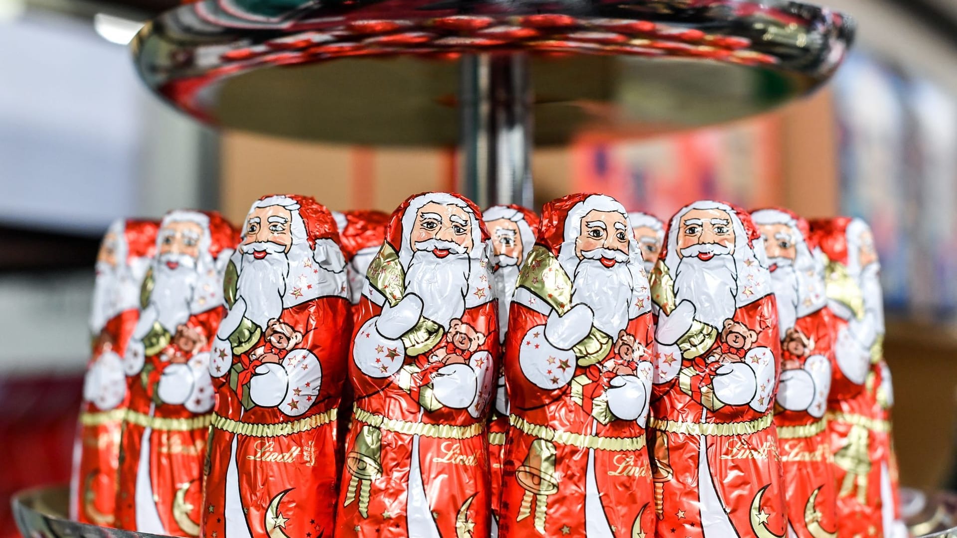 Schokoladen-Weihnachtsmänner Schokoladen-Weihnachtsmänner
