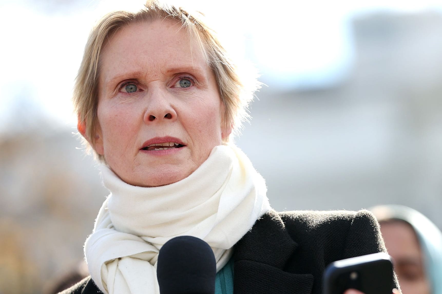 Cynthia Nixon: Die Schauspielerin will mit einem Hungerstreik dauerhafte Waffenruhe in Gaza erwirken.