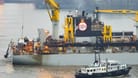 Baggerschiff Pedro Alvarez Cabral auf der Elbe (Archivfoto): Die Vertiefung der Elbe ist um ein neues Problem reicher.