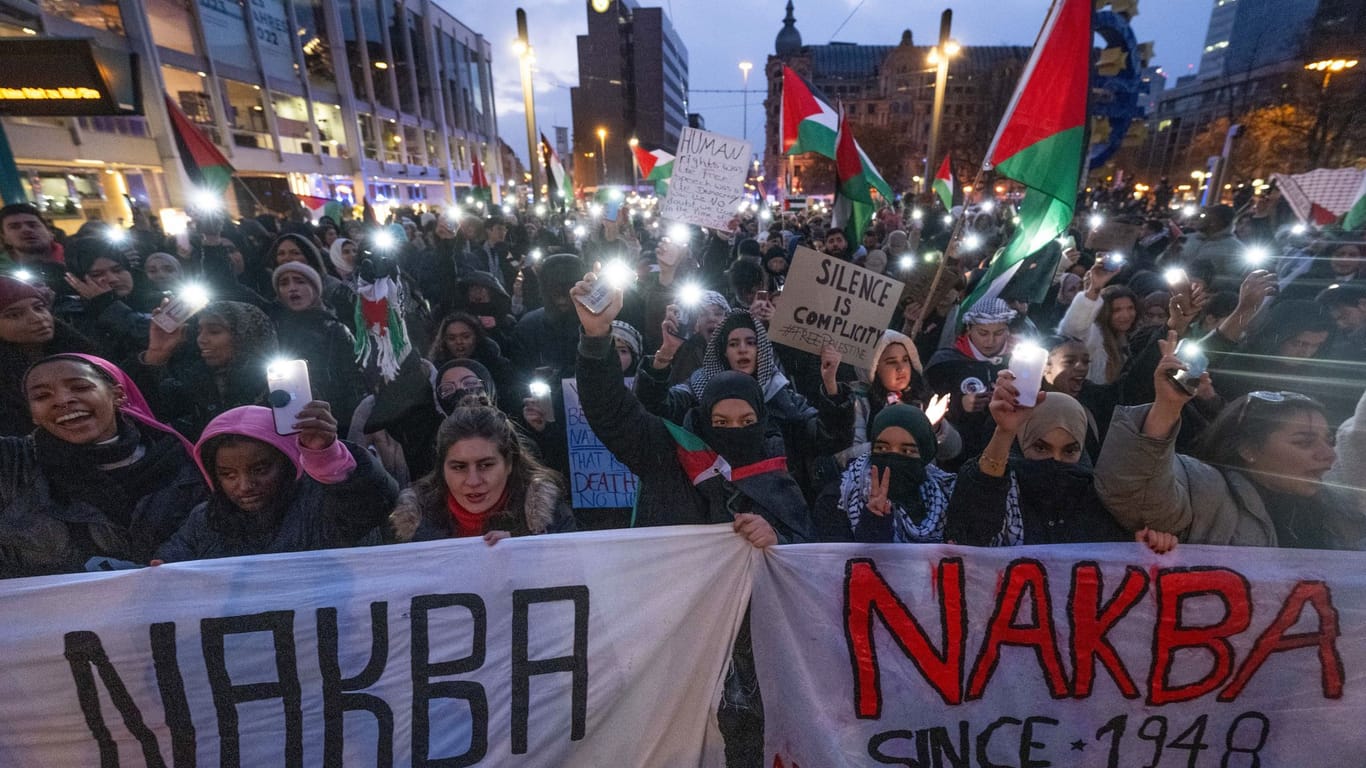 Pro-Palästina Demo in Frankfurt