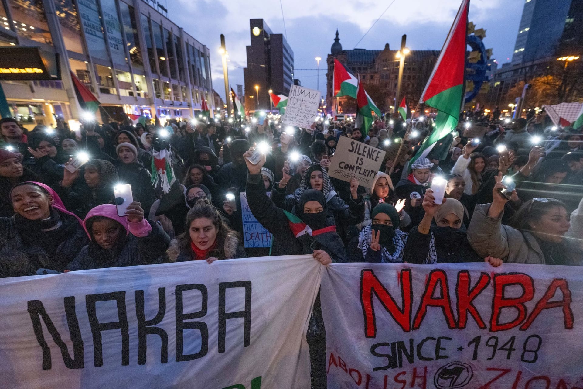 Pro-Palästina Demo in Frankfurt