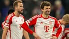 Verhalten: Harry Kane (li.) und Thomas Müller nach dem 0:0 gegen Kopenhagen.